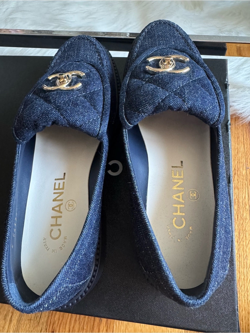 CHANEL Denim Loafers - Picture 5 of 11